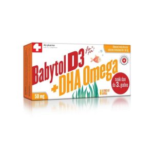 Babytol D3 + DHA Omega 50 mg DHA, 60 twist-off kapsula