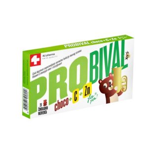 Probival Choco+C+Zn čokoladni medvedići