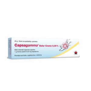 Capsagamma Dolor krema – kapsaicin za mišićne bolove