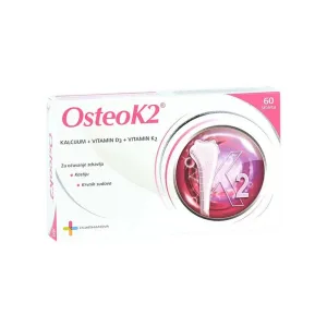 Osteo K2 – kalcijum, vitamin D3 i K2 za jake kosti i krvne sudove