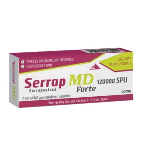 Serrap MD Forte – proteolitički enzim za teške upale i otoke